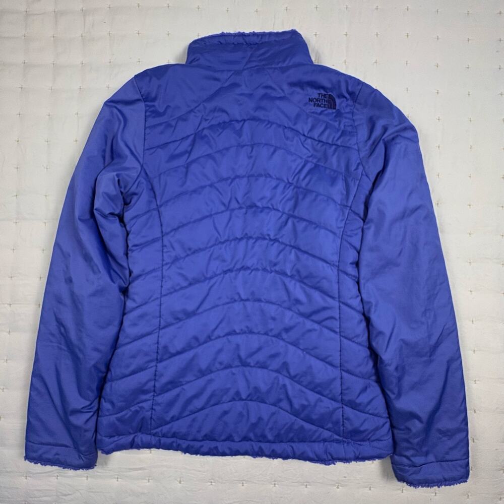 The North Face Mossbud Reversible Jacket Women's XS Purple Apres Ski Alpine - Picture 3 of 11